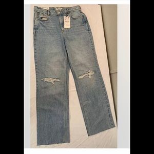 Zara NWT 90’s Full Length Denim Jean US size 12 44